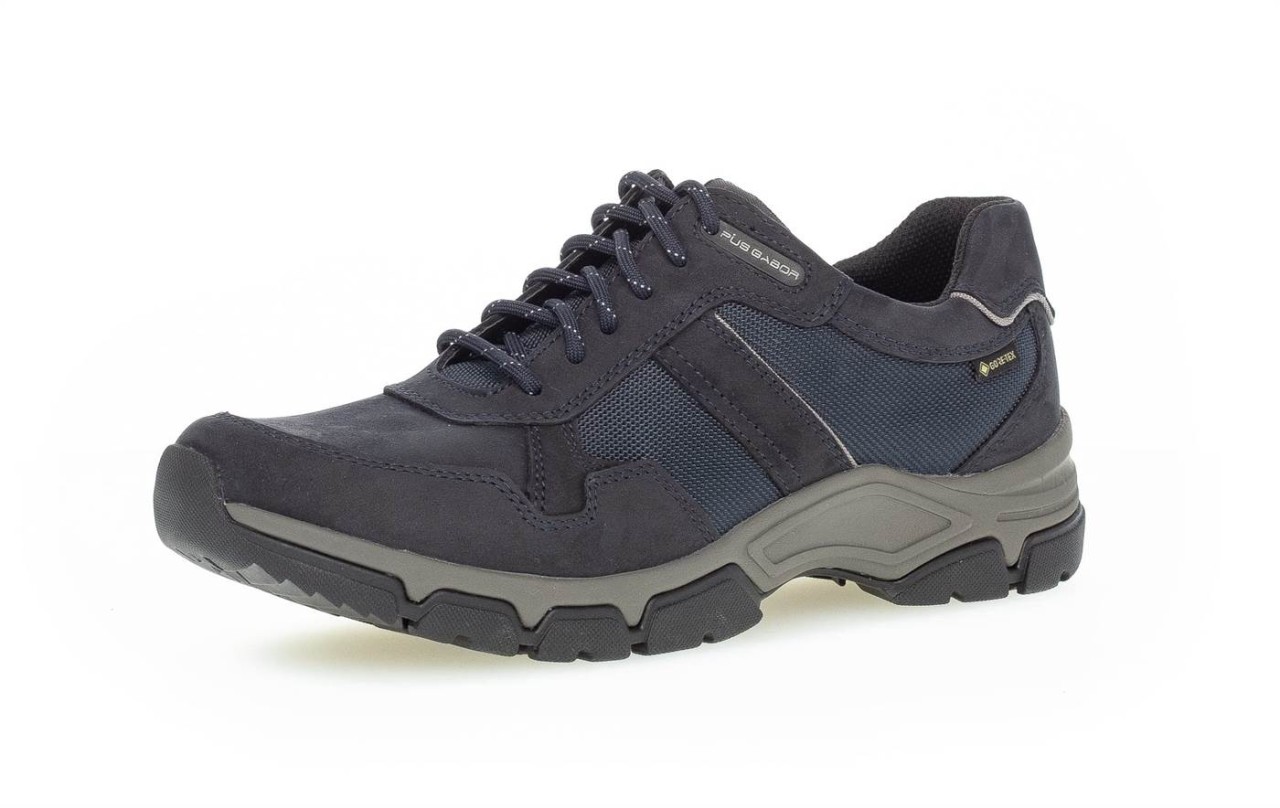 PIUS Freizeit Schnürer blau Schnürhalbschuh Halbschuh Herren Dunkelb