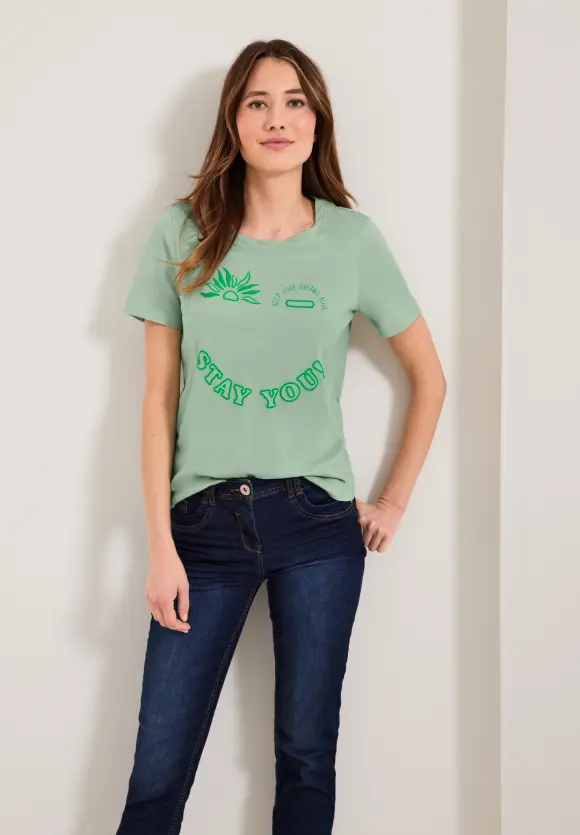CECIL Smiley Fotoprint T-Shirt