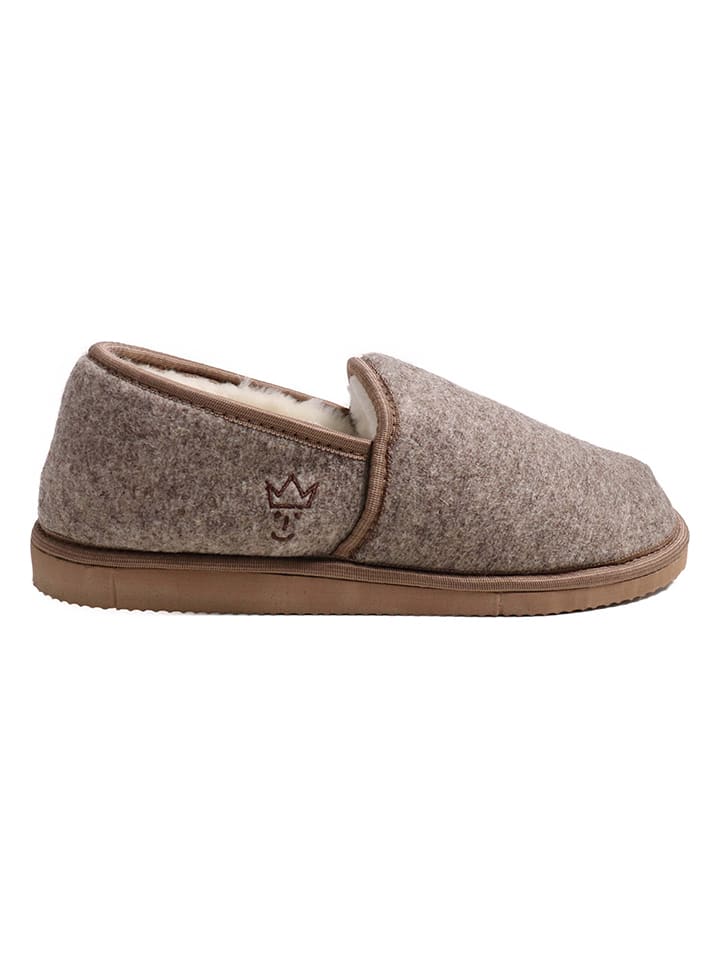 Kaiser Naturfellprodukte H&L Lammfell-Hausschuhe in Beige günstig kaufen