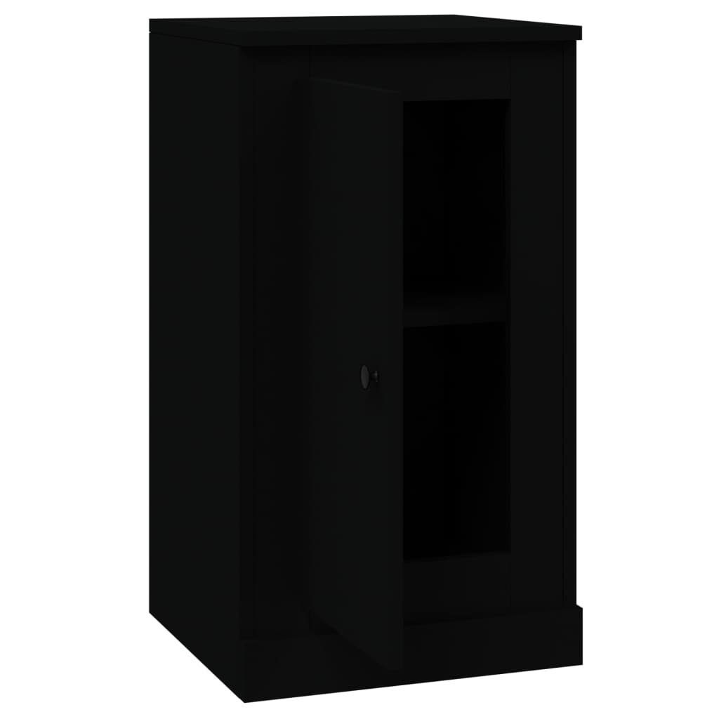 vidaXL Anrichte Sideboards 2 Stk Schwarz 37,5x35,5x67,5 cm Holzwerkstoff Kommode