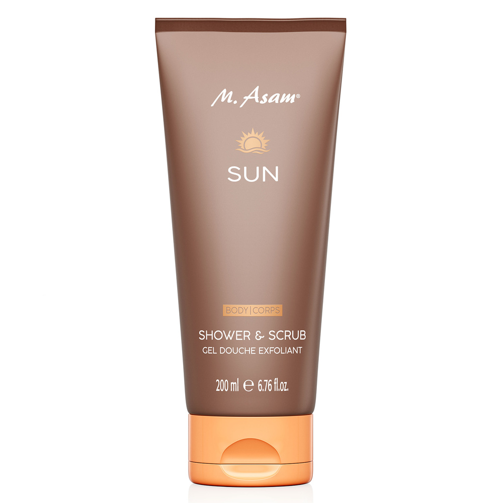 m.asam SHOWER & SCRUB Gel douche exfoliant