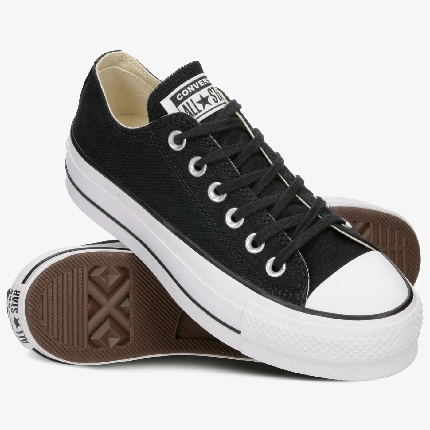 CONVERSE CHUCK TAYLOR ALL STAR LIFT CANVAS LOW TOP Schwarz