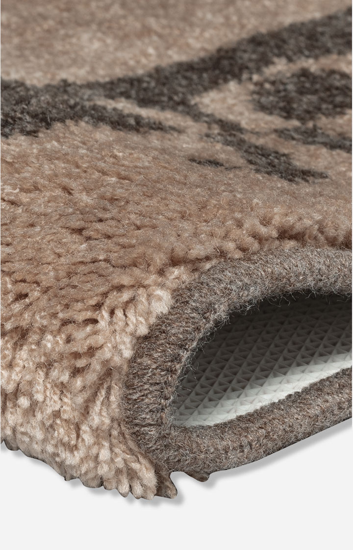 Badteppich JOOP! LOGO STRIPES in Sand, 60 x 90 cm