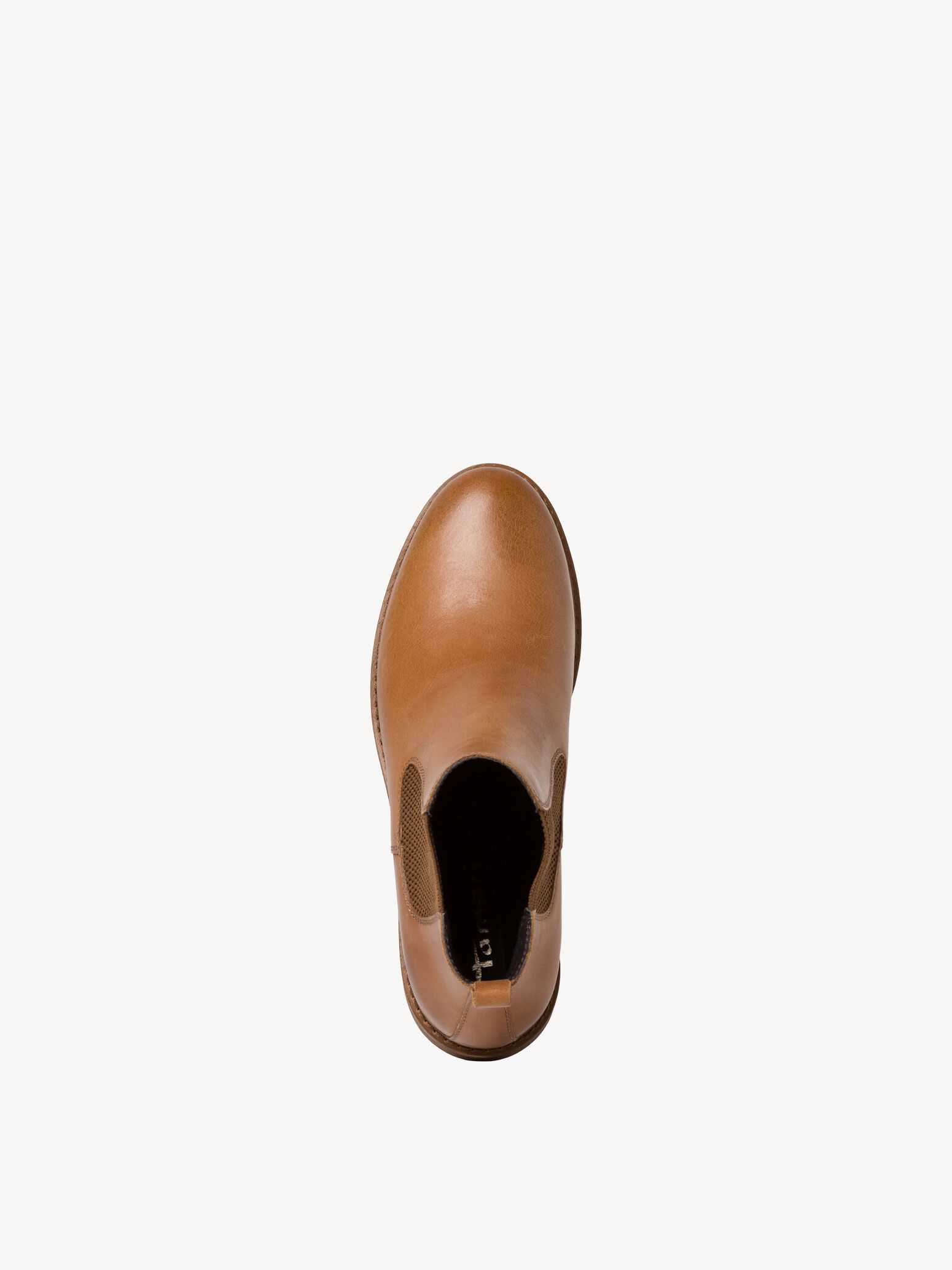 Bottine Chelsea en cuir - marron