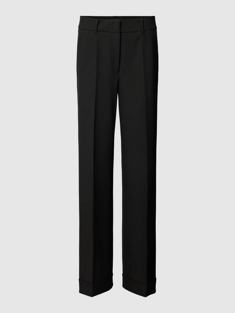 Hose mit Bügelfalten Modell 'GRACE' in schwarz