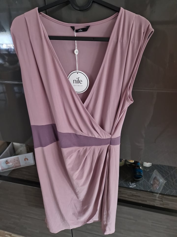 Nife Kleid in Rosa günstig kaufen 42