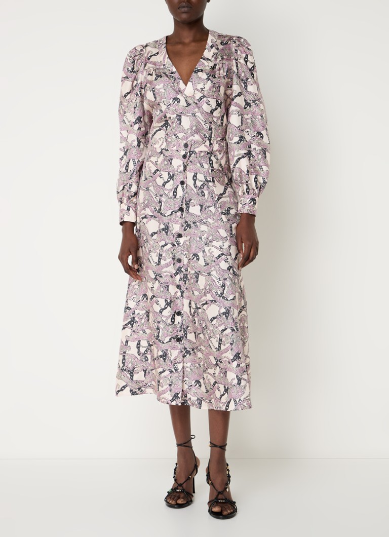Zadig&Voltaire Telia silk tunic with print