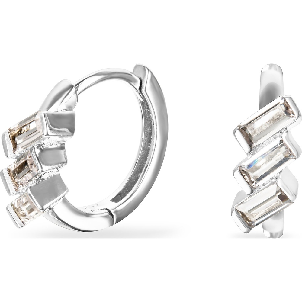 FAVS Créoles 925 Argent Boucles d'oreilles