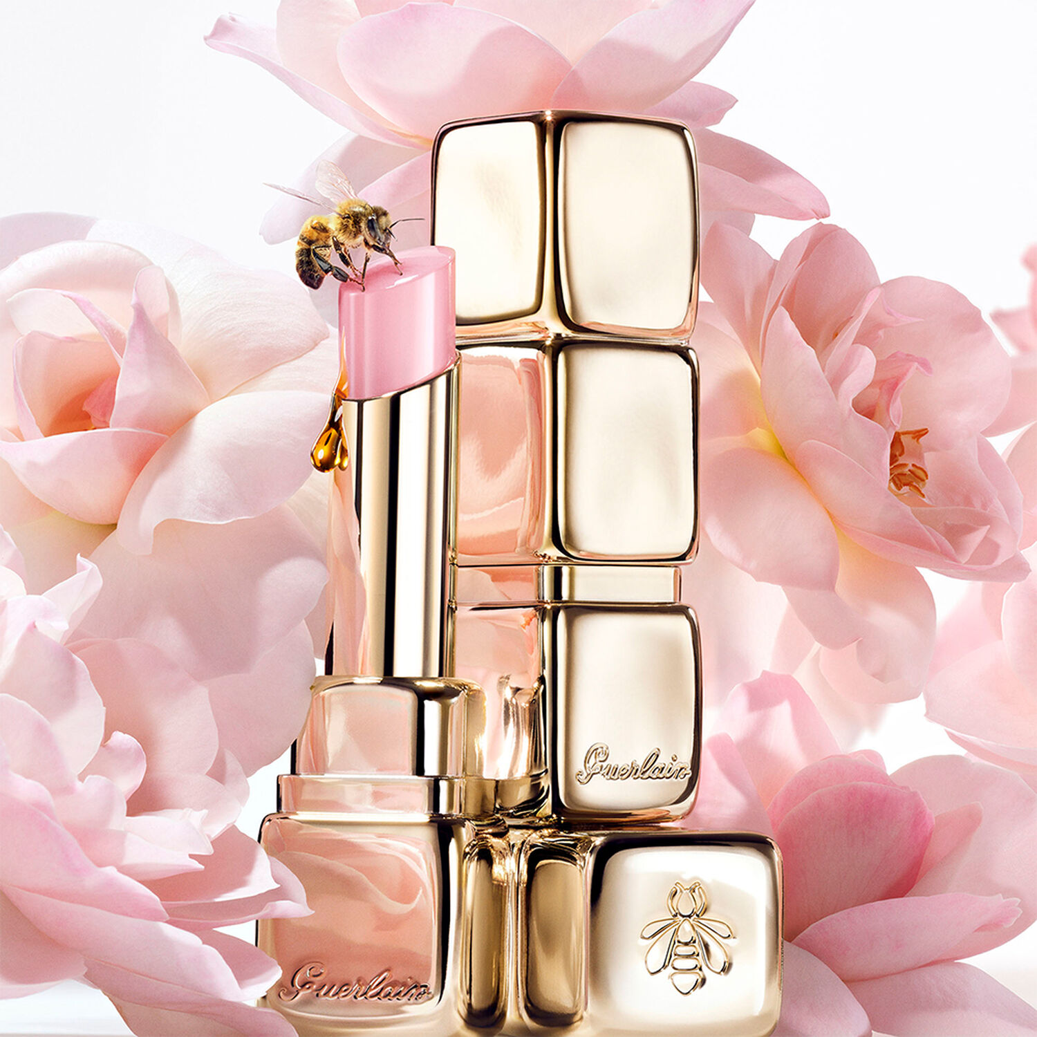 Guerlain KissKiss Bee Glow Baume Teinté Infusé en Miel 98% d'Origine Naturelle