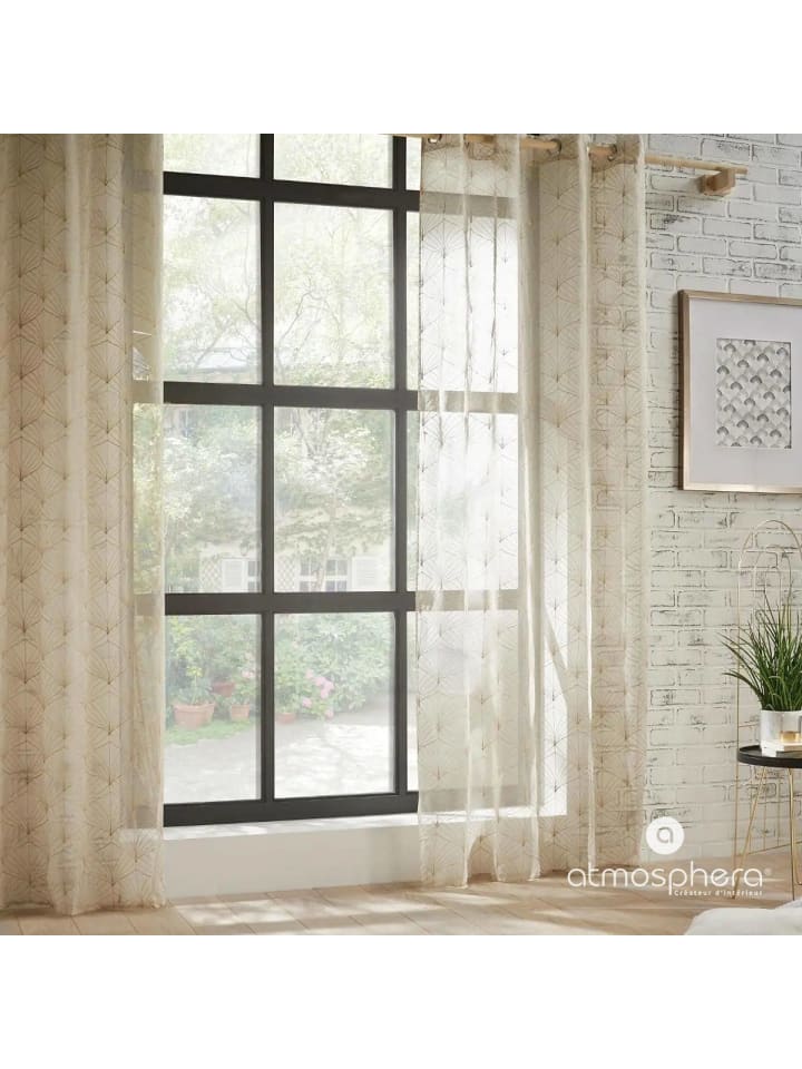 Atmosphera Créateur d'intérieur Gardine in beige günstig kaufen onesize
