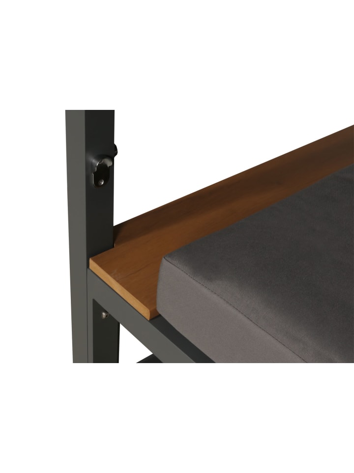 MCW Aluminium Lounge-Gartenliege M63, Dunkelgrau günstig kaufen onesize