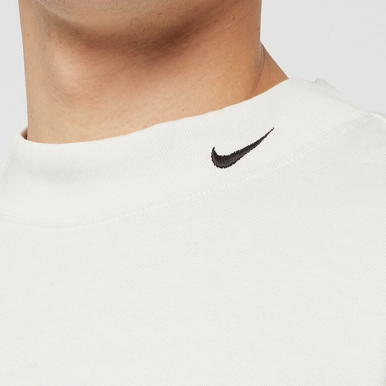 NIKE Life Long Sleeve Mock Neck Shirt phantom/black