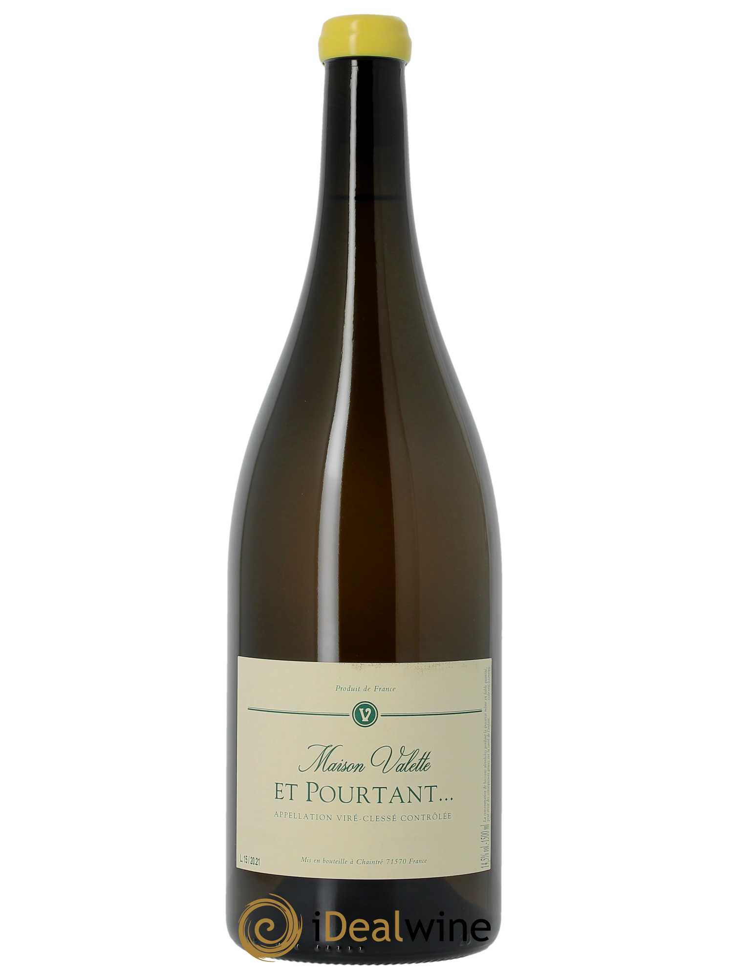 Viré-Clessé Et Pourtant... Valette (Domaine)  2020 - Lot de 1 Magnum