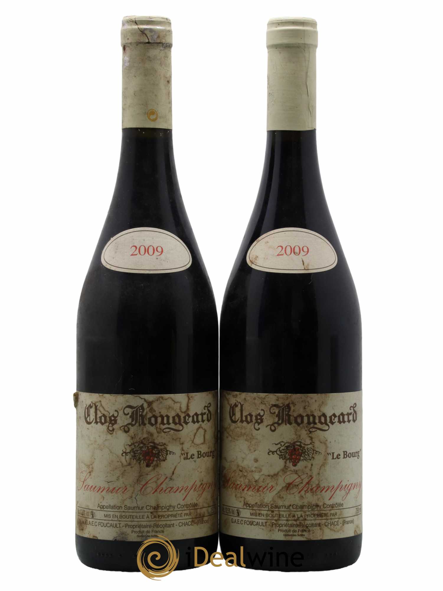 Saumur-Champigny Le Bourg Clos Rougeard  2009 - Lot de 2 Bouteilles
