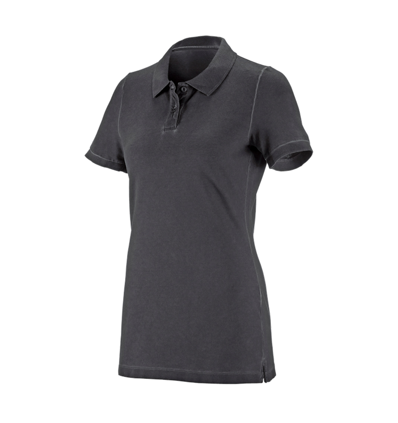 e.s. Polo-Shirt vintage cotton stretch, Damen