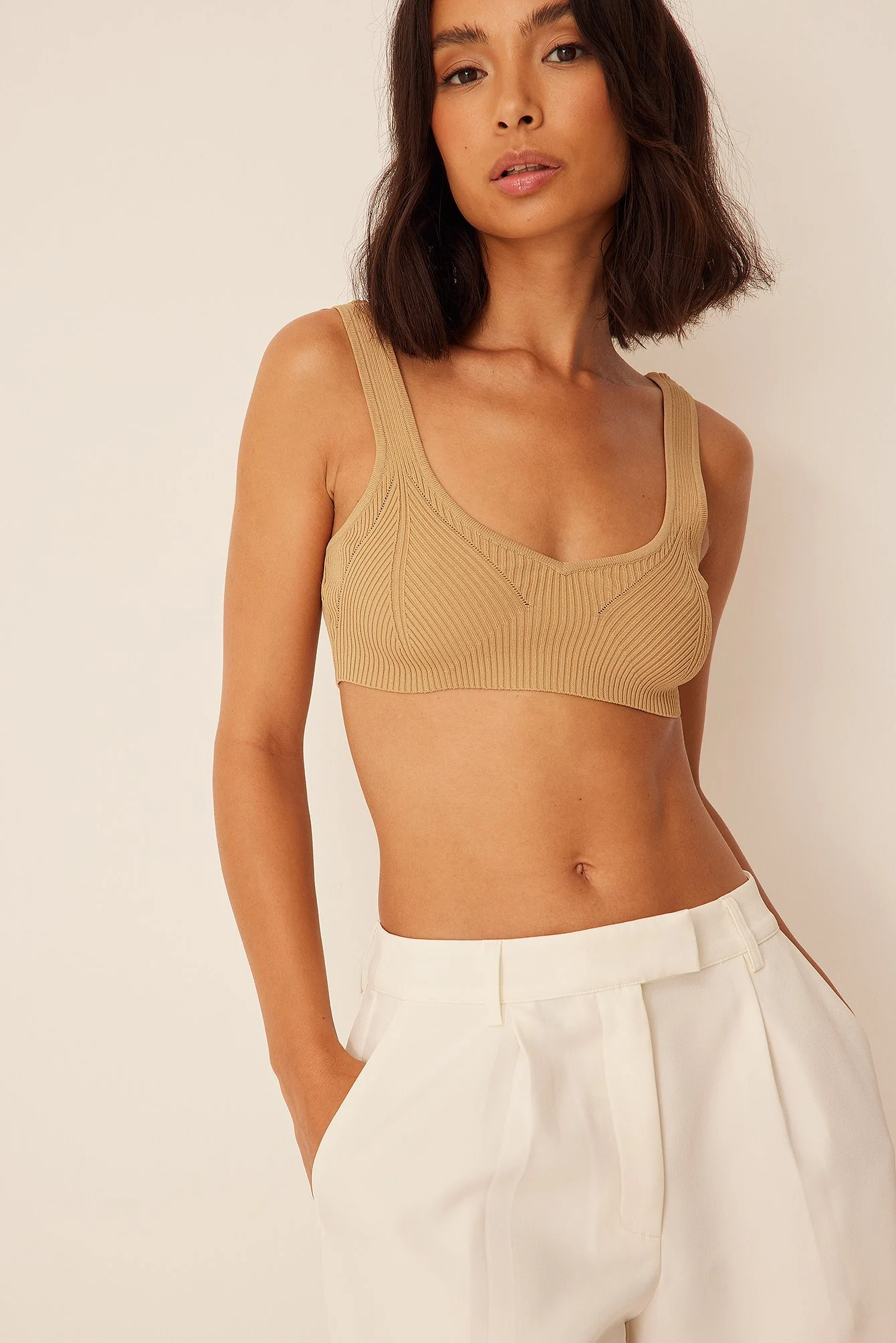 Gestrickter Bralette