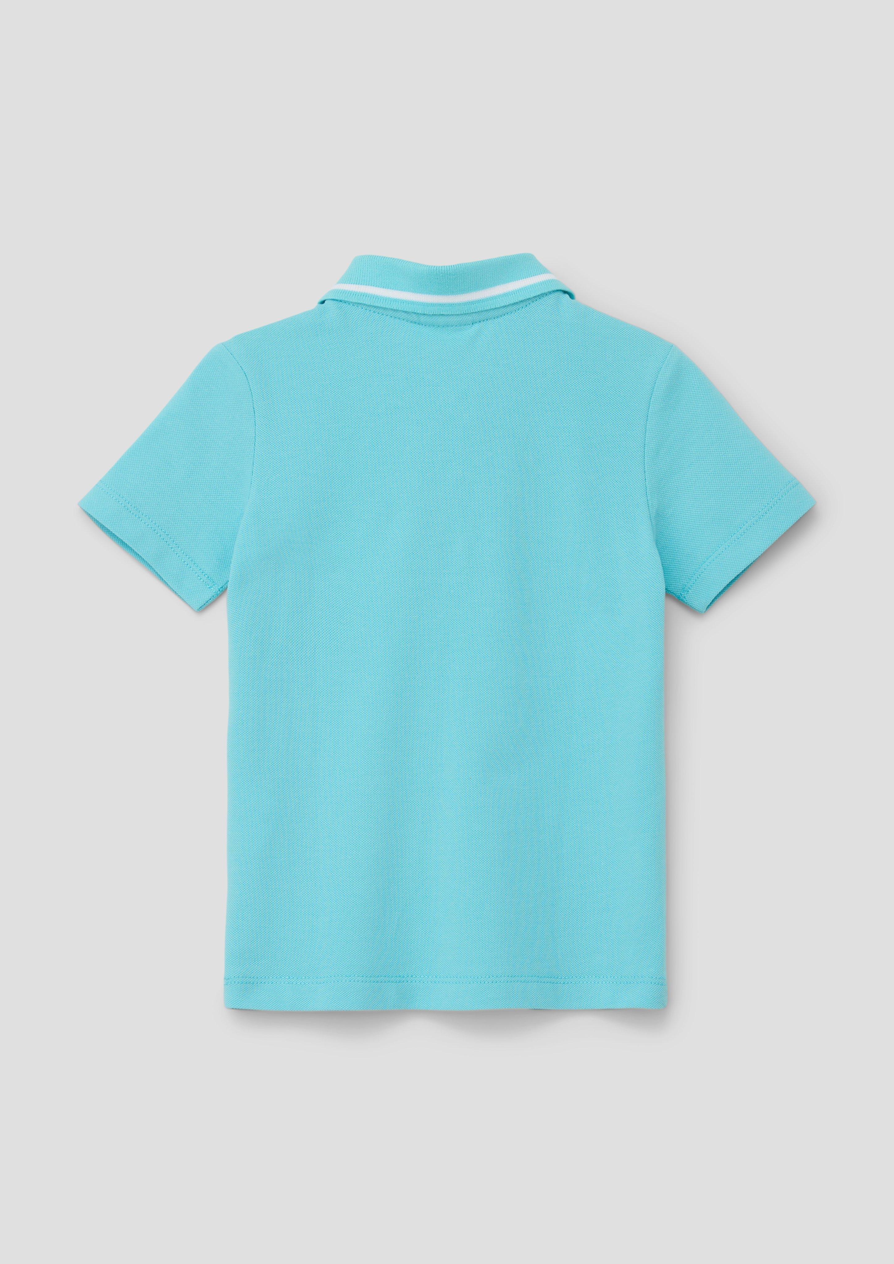 Poloshirt mit Kontrast-Streifen  2143111-6141