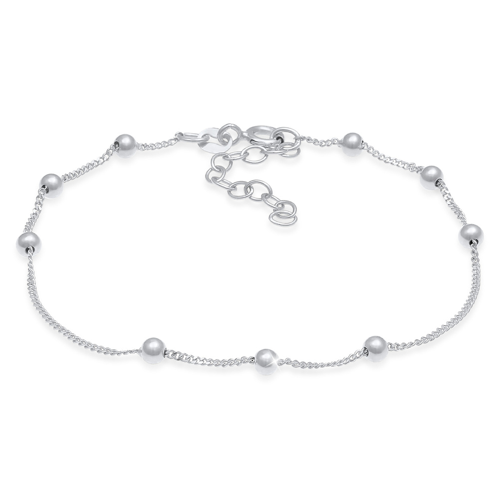 Elli Elli Bracelet Balles de trottoir pour dames Tendance de base ajustable en argent  Bracelet