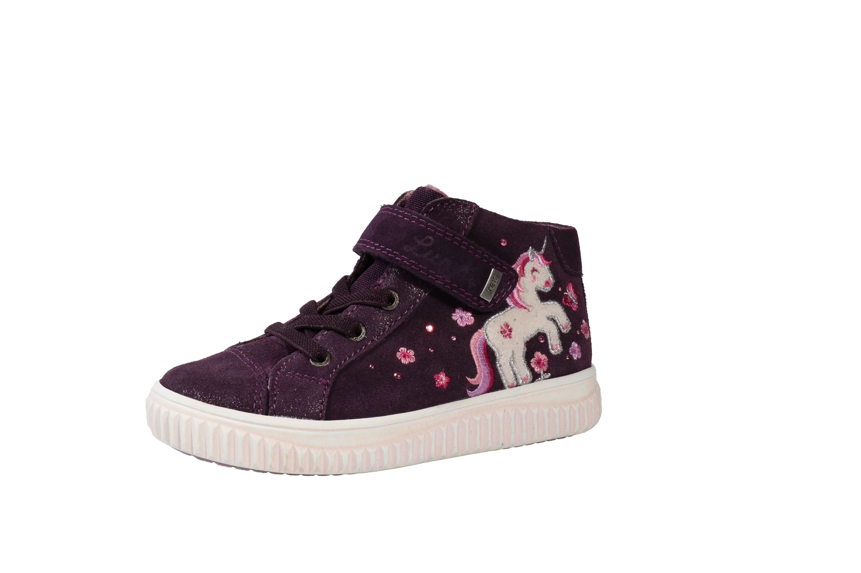 Lurchi Sneaker Yubi-TEX - blackberry