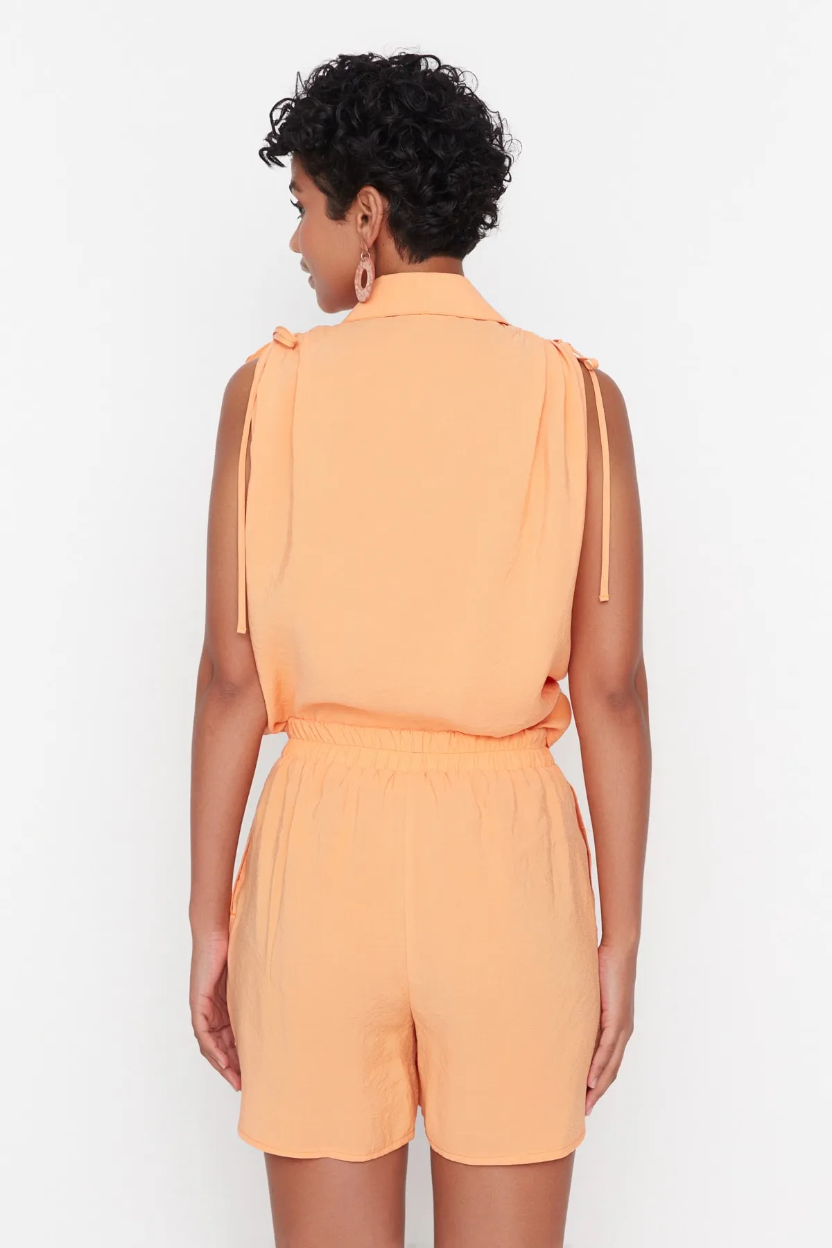 Trendyol Collection  Orange gewebte Shorts TWOSS22SR00153