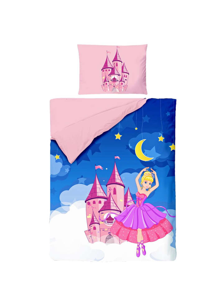 JACK 2 tlg. Renforcé Bettwäsche 100x135cm Prinzessin in Lila günstig kaufen 100x135 cm