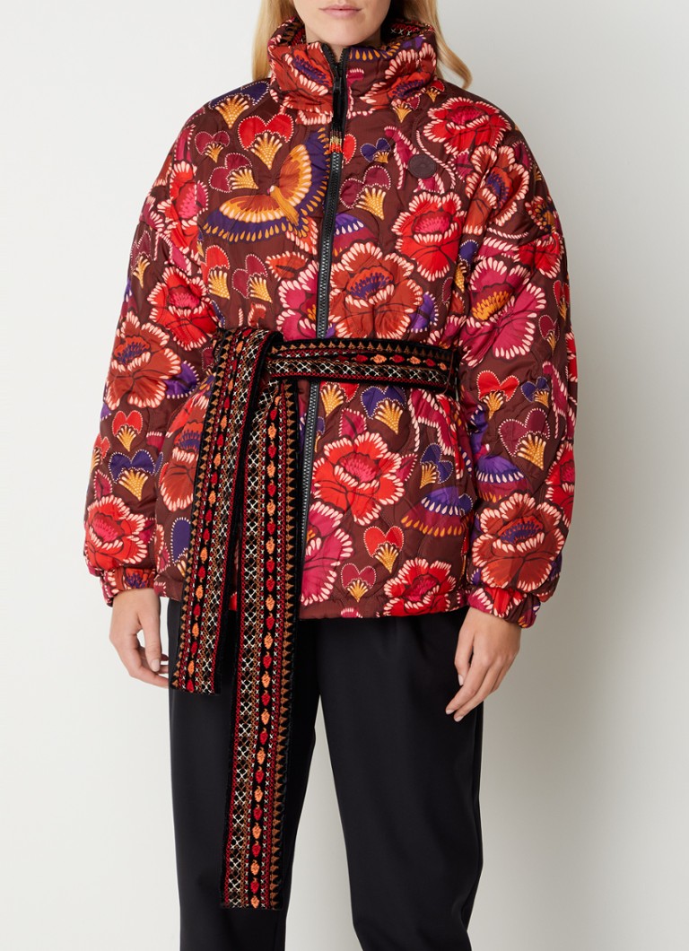 Farm Rio  Reversible puffer jack met strikceintuur