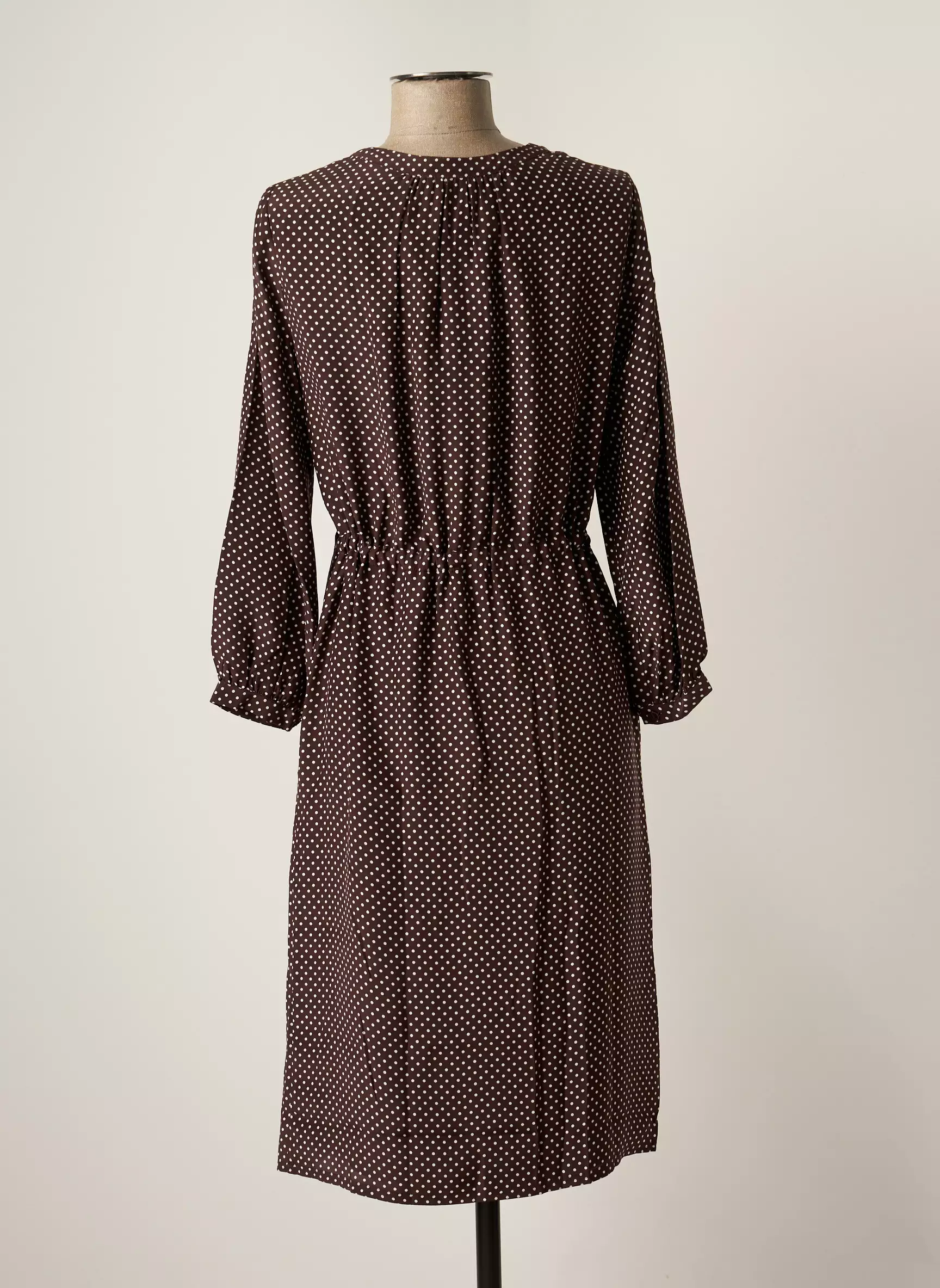 Comptoir Des Cotonniers Robes Mi Longues Femme couleur marron