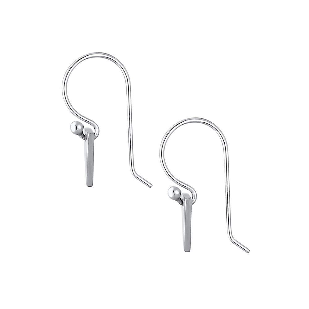 Elli Elli Boucles d'Oreilles Dreieck Geo Minimal Trend 925 Silber Boucles d'oreilles