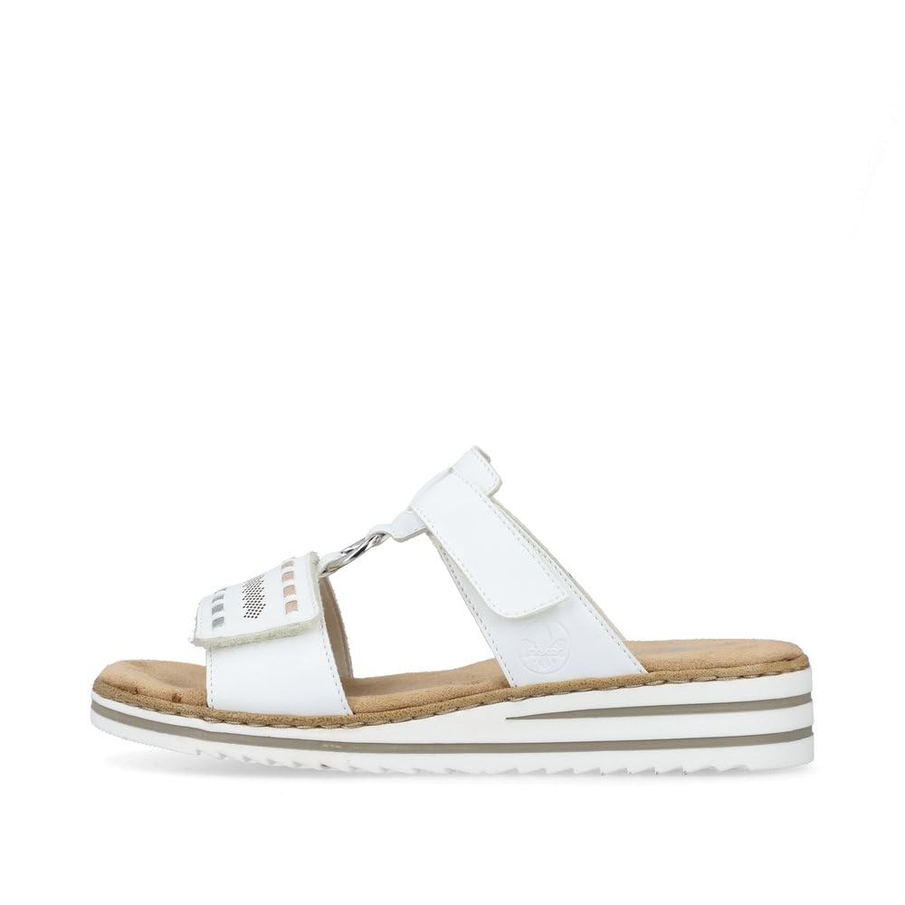 RIEKER Clogs weiss