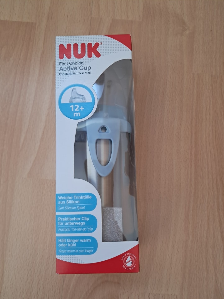 NUK Edelstahl-Trinklernflasche 