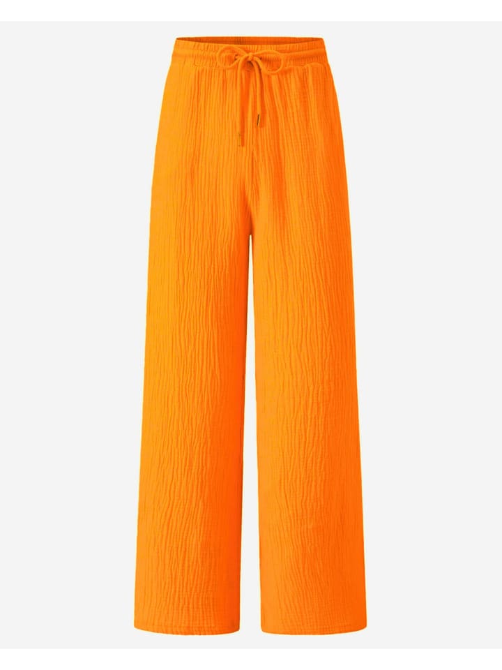 SASSYCLASSY Musselin Hose in Orange günstig kaufen