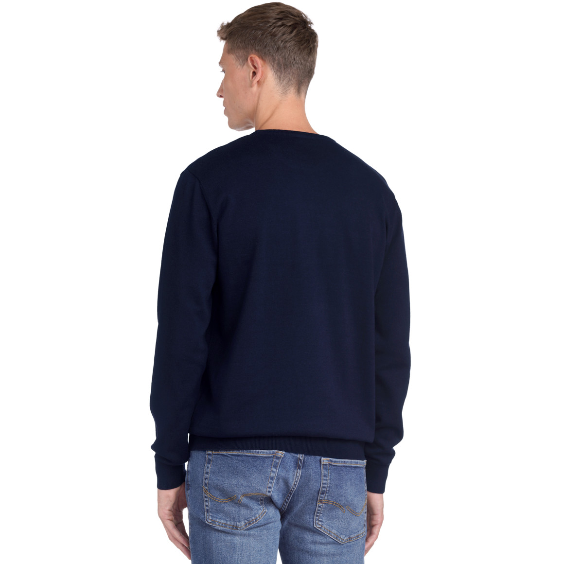 Herren Feinstrickpullover mit Rundhals