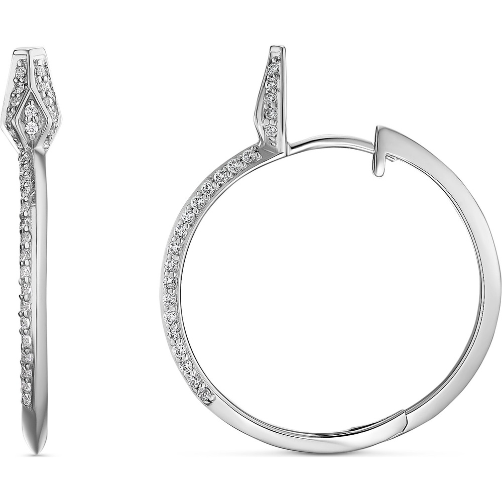 Jette Créoles 925 Argent Boucles d'oreilles