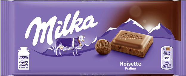 Milka Tafel Noisette