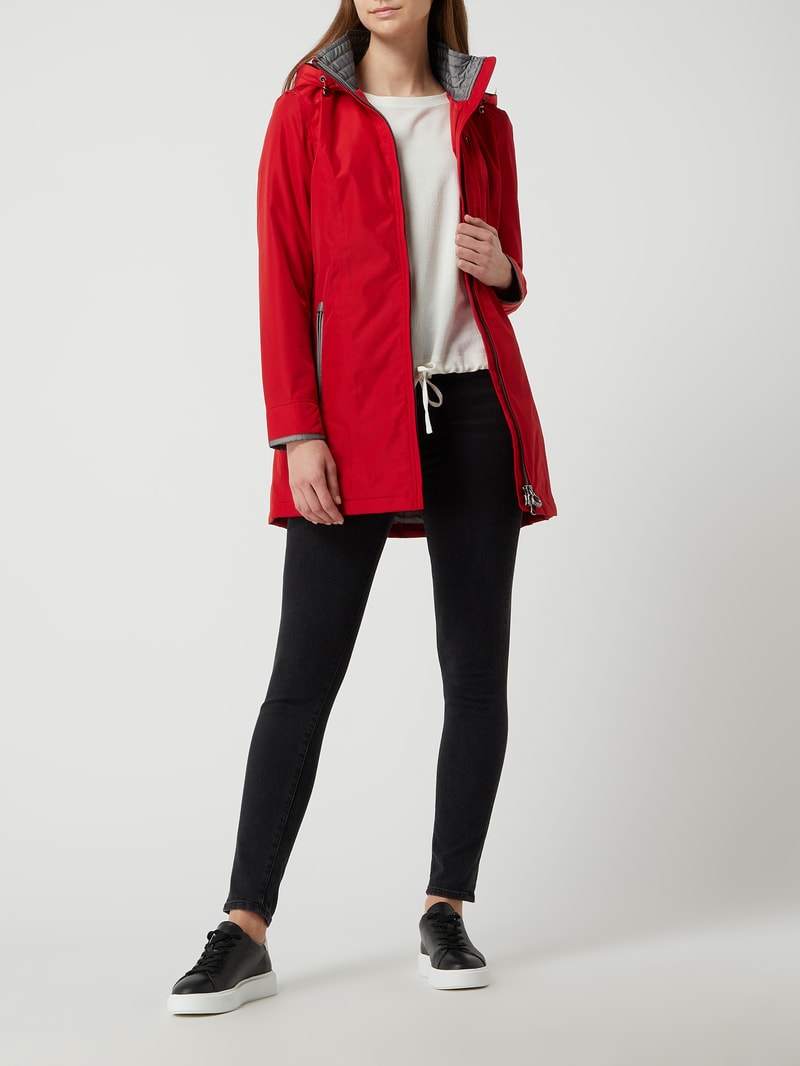 Jacke mit Label-Detail Modell 'STOCKHOLM' in rot