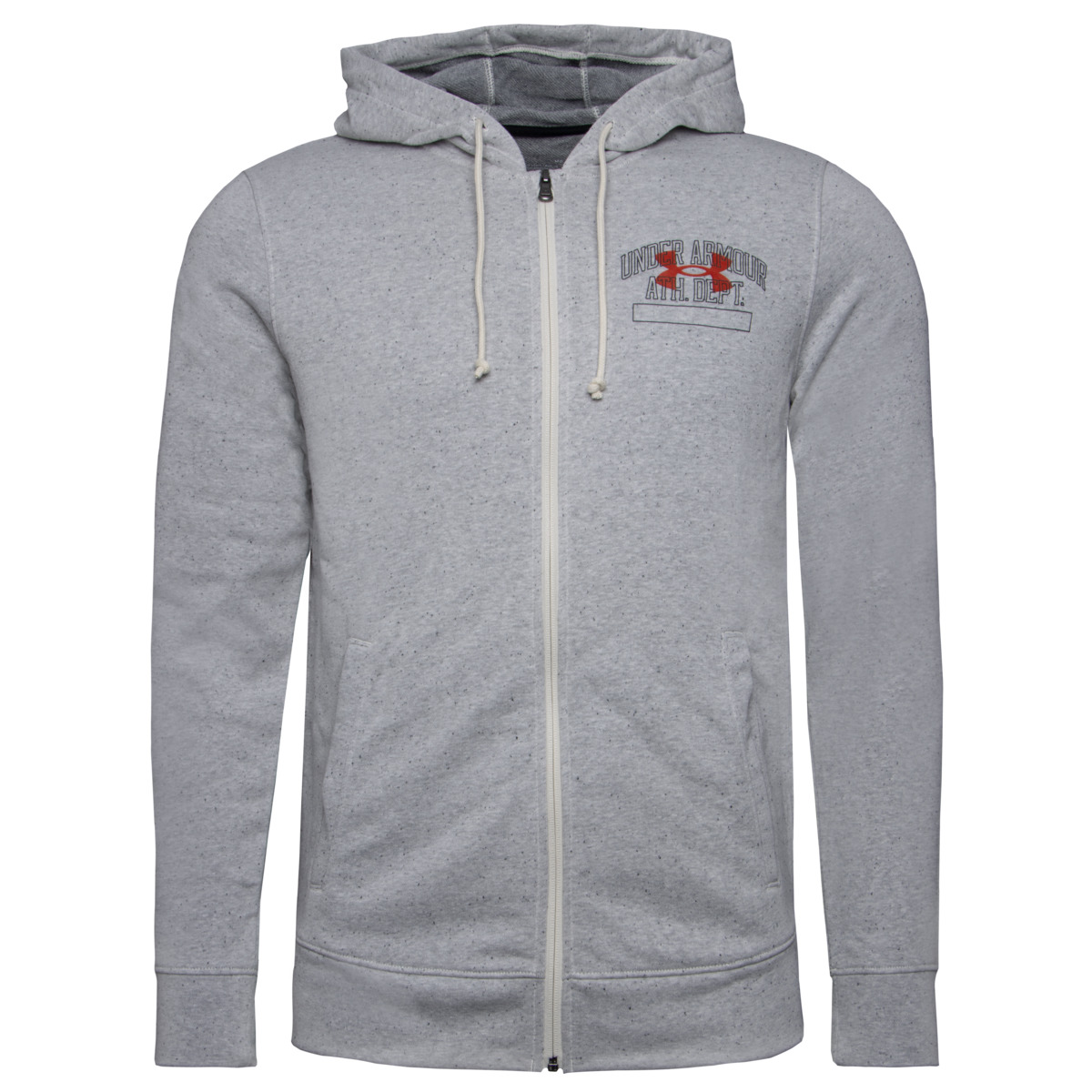 Under Armour Rival Terry Athletic Department Full-Zip Sweatjacke grau