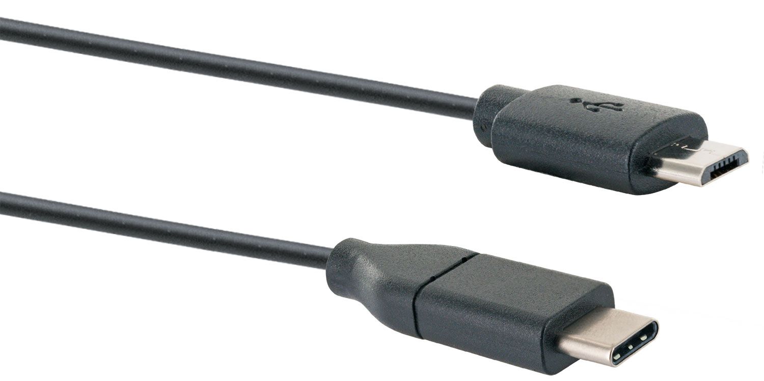 Schwaiger USB-C - Micro-USB Adapterkabel