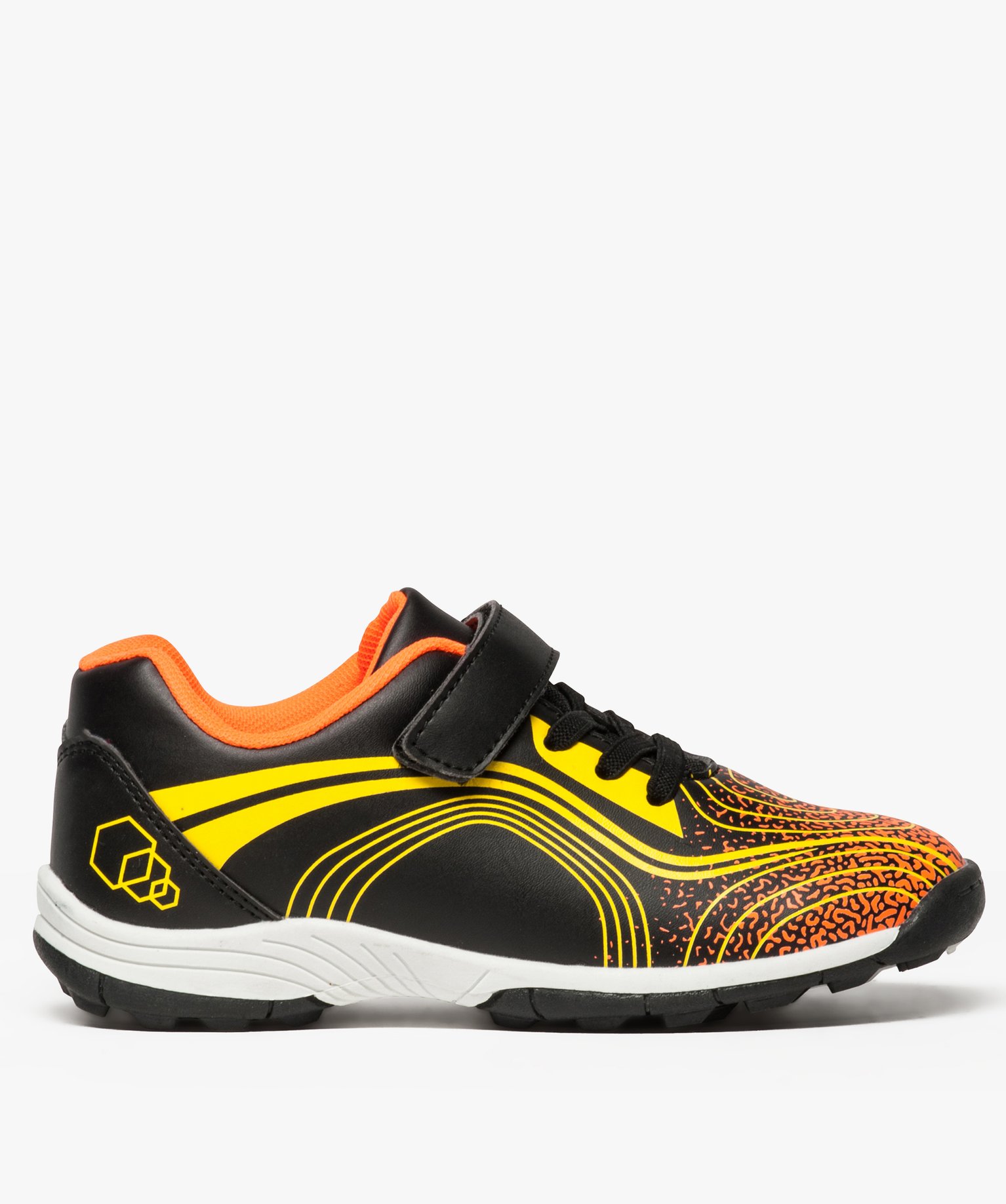 Baskets Garçon multicolores à crampons fermeture scratch d... noir | GEMO