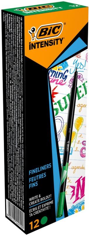 BIC Intensity Fineliner  Grün 12 Stück
