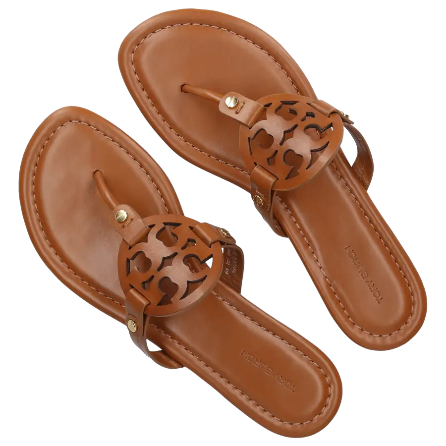 Tory Burch - Zehentrenner MILLER Ziegenleder - braun