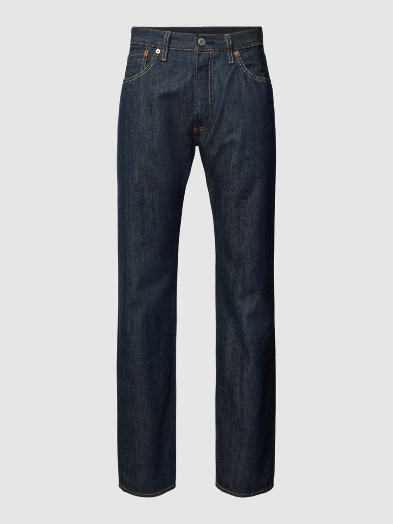 Jeans mit 5-Pocket-Design Modell 'MARLON' in dunkelblau