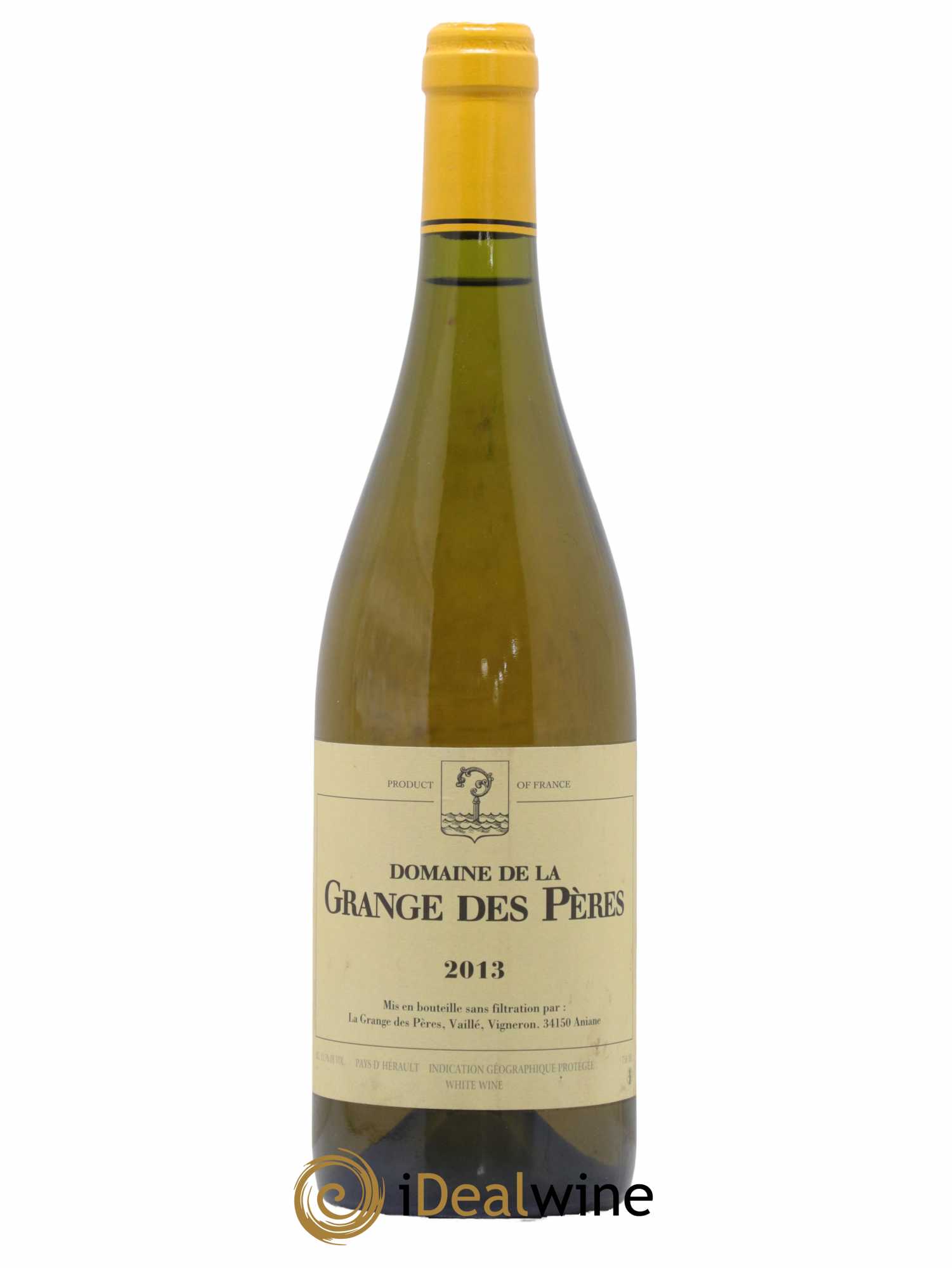 IGP Pays d'Hérault Grange des Pères Laurent Vaillé  2013 - Lot de 1 Bouteille
