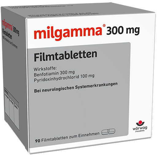 MILGAMMA 300 mg Filmtabletten  90 St  Filmtabletten