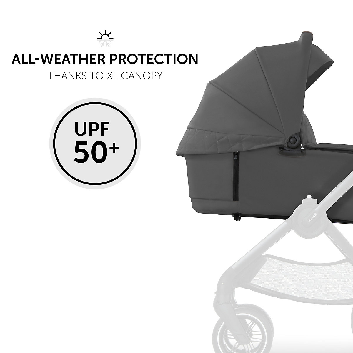 Kinderwagenaufsatz Walk N Care,  Dark Grey