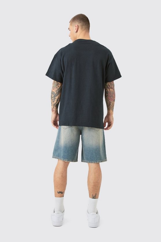 Oversize T-Shirt mit lizenziertem Rick & Morty Space Print