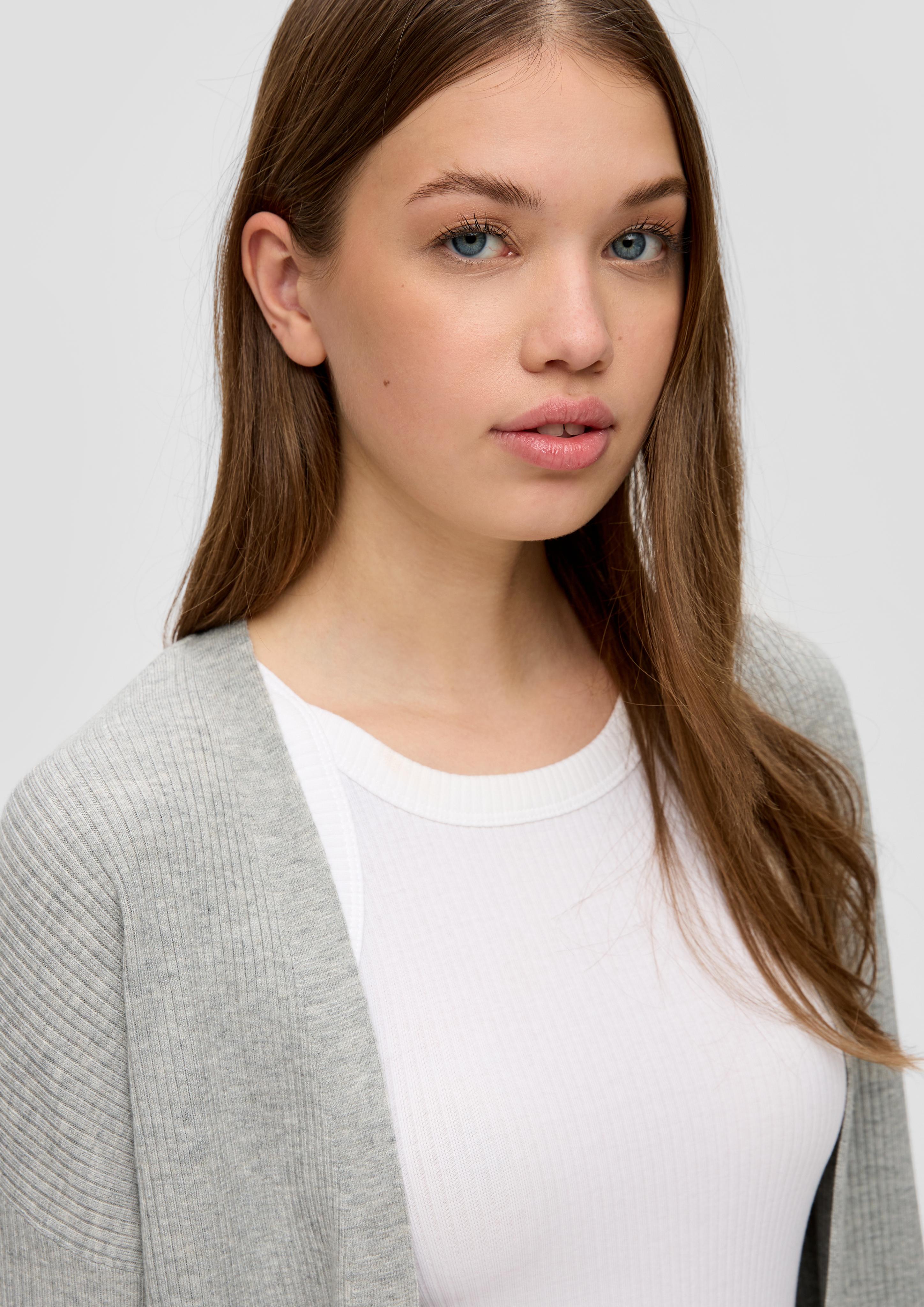 Rippstrick-Cardigan im Loose Fit  2144098-9400