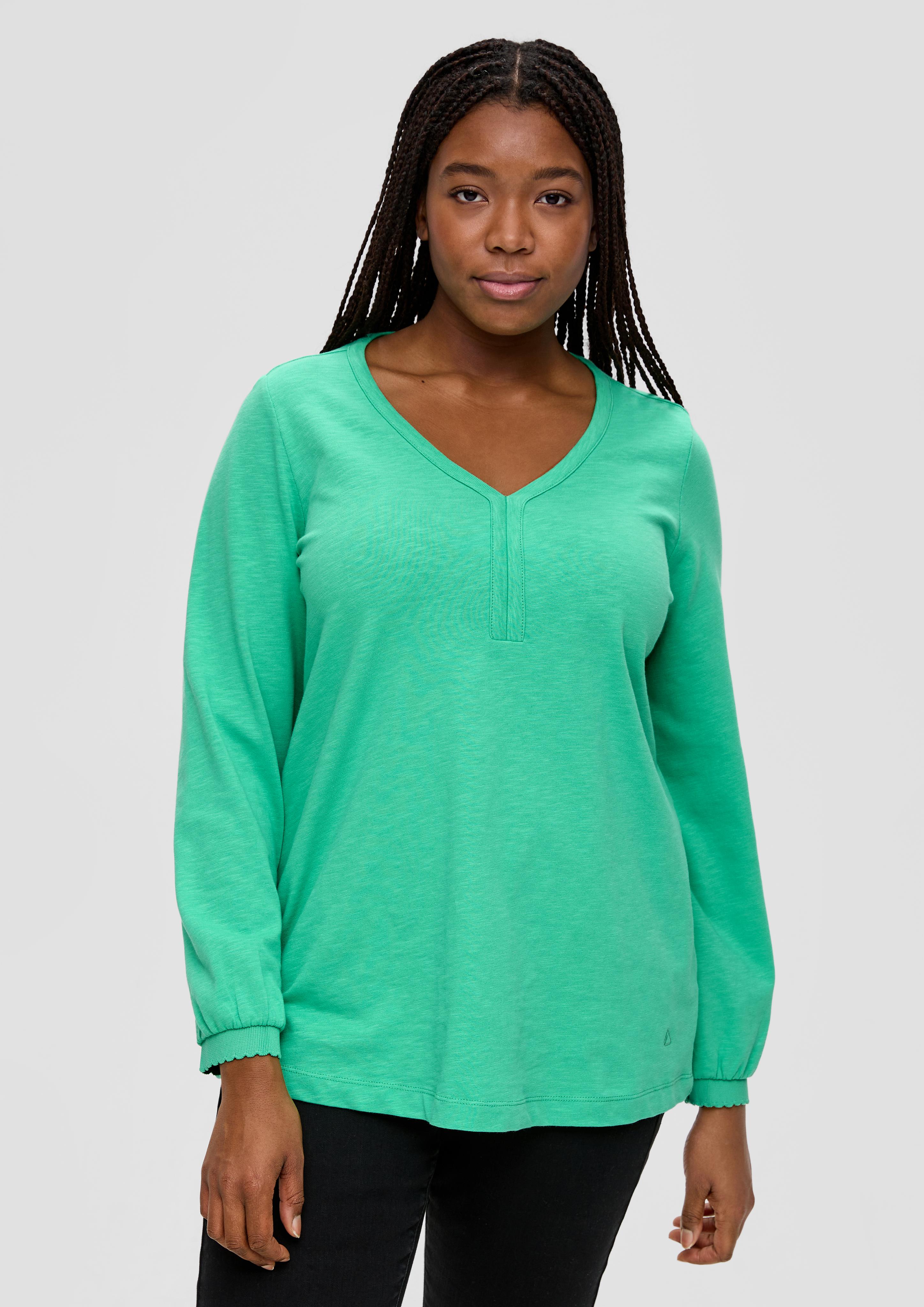 Longsleeve mit Flammgarnstruktur  2139156-7588