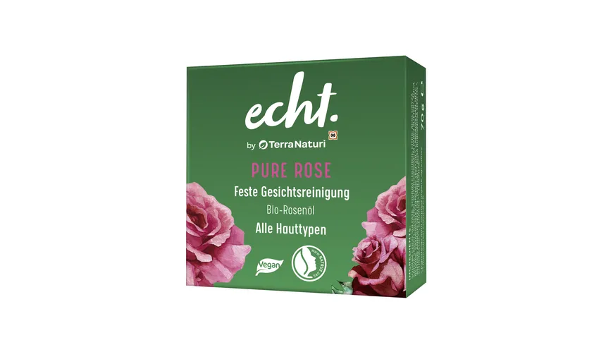 echt. by Terra Naturi PURE ROSE feste Gesichtsreinigung 70 g