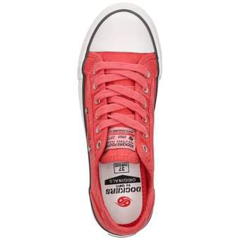 Dockers Leinen Sneaker in rot