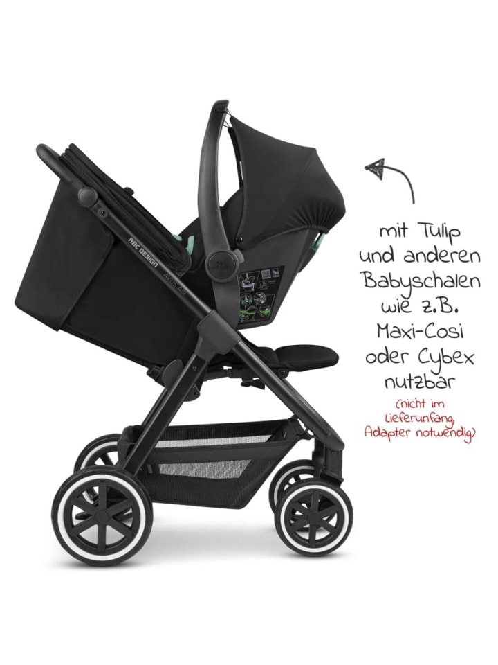 ABC-Design Buggy & Sportwagen Avus Air mit Lufträder - in schwarz günstig kaufen onesize
